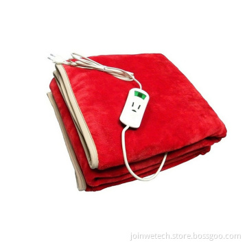 Factory Supply Electric Blanket with Flannel Material Heating Blanket Heating Pad